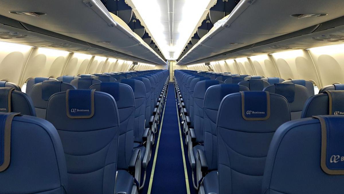Interior de avión de Air Europa