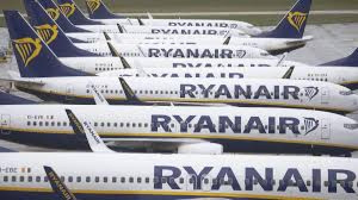 Flota de aviones de Ryanair.