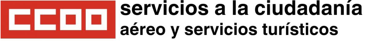 Logo FSC-CCOO Aéreo y Servicios Turísticos